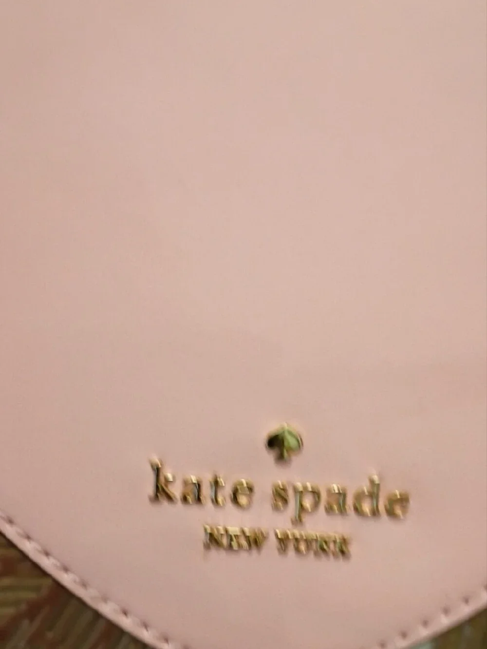 kate spade Pink Heart Wristlet with Pearl Strap
